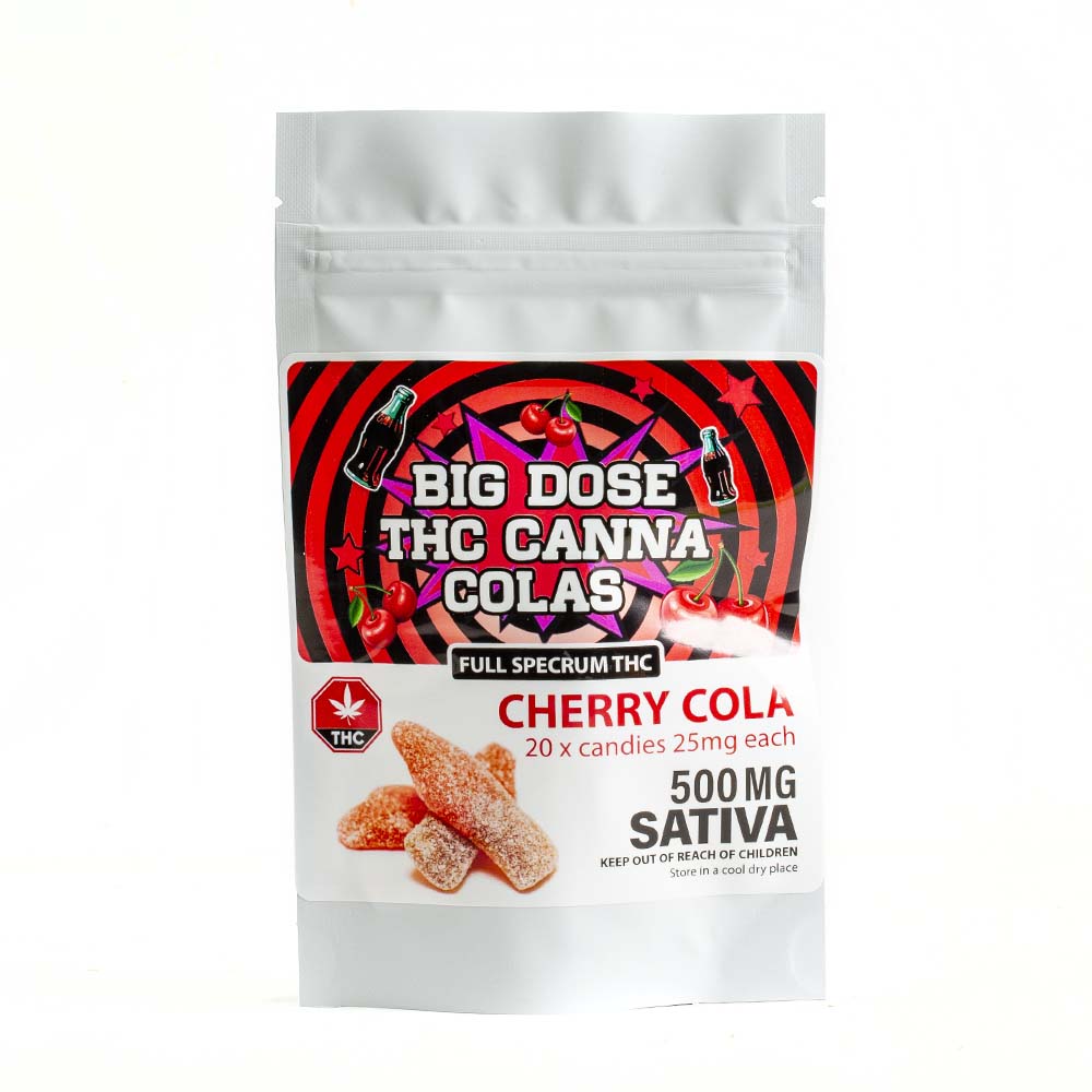 Photographie source: Big Dose Cherry Cola Bottles
