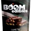 BOOM EDIBLES | Belgian Chocolate Fudge with Toasted Walnuts | 150mg THC