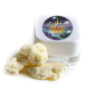 Sour Lemon Starburst Full-Melt Bubble Hash - 1g