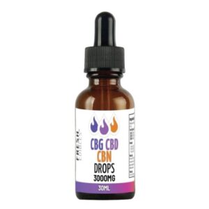 Fresh Edibles CBN CBD CBG Drops 3000mg