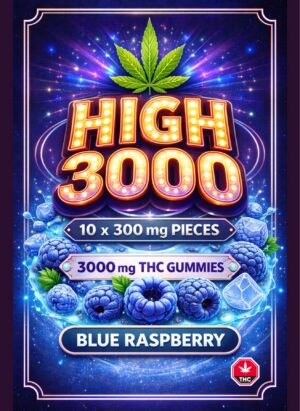 HIGH 3000mg THC | Blue Raspberry