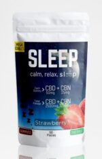 Mega Sleep Gummies - Strawberry - CBD 2500mg, CBN 1250mg (50 Pack)