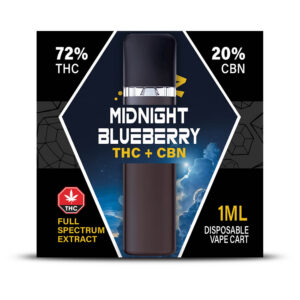 ZZZ Disposable Vape | Midnight Blueberry (THC + CBN) - 1ml